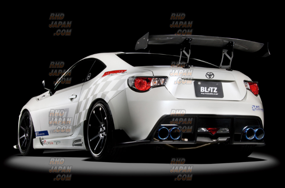 Blitz Nur-Spec VSR Quad Model Muffler Exhaust System for